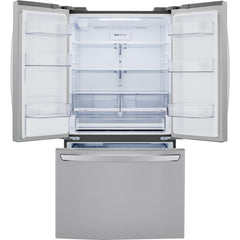  LG 36-inch, 29 cu.ft. Freestanding French 3-Door Refrigerator with Multi-Air Flow™ Technology LRFWS2906S IMAGE 3