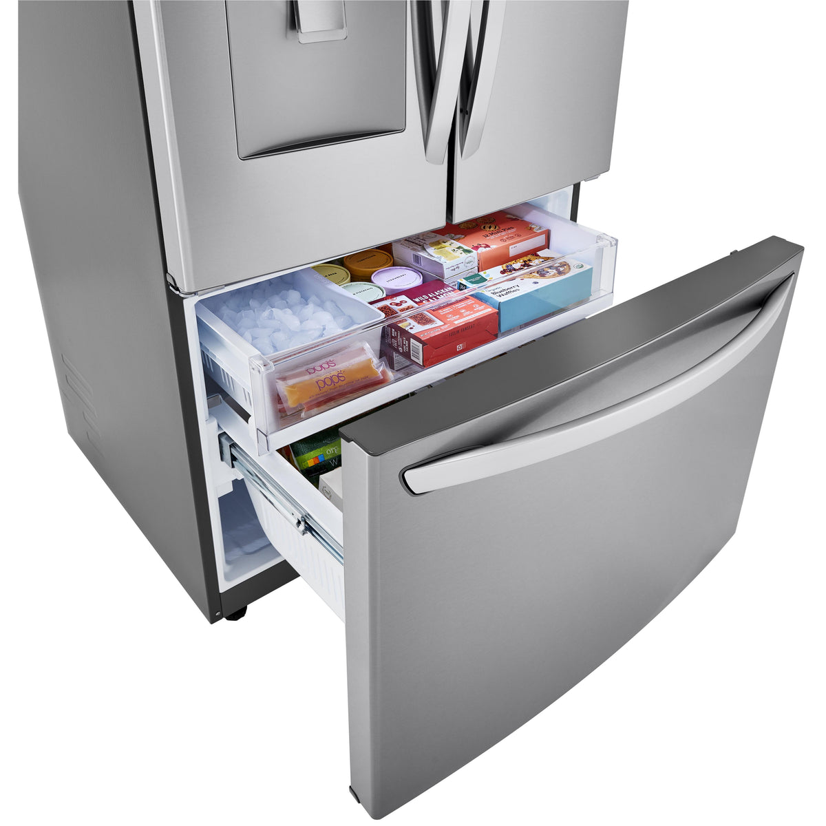  LG 36-inch, 29 cu.ft. Freestanding French 3-Door Refrigerator with Multi-Air Flow™ Technology LRFWS2906S IMAGE 8