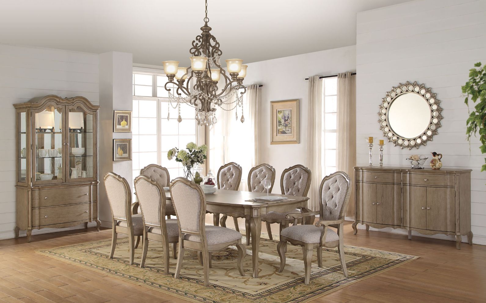 Mesa de comedor extensible rectangular Chelmsford