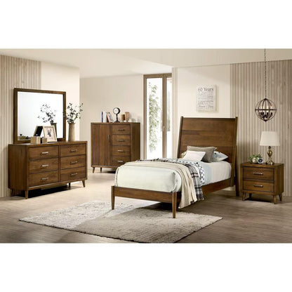 Malibu 4-Drawer Chest – Walnut