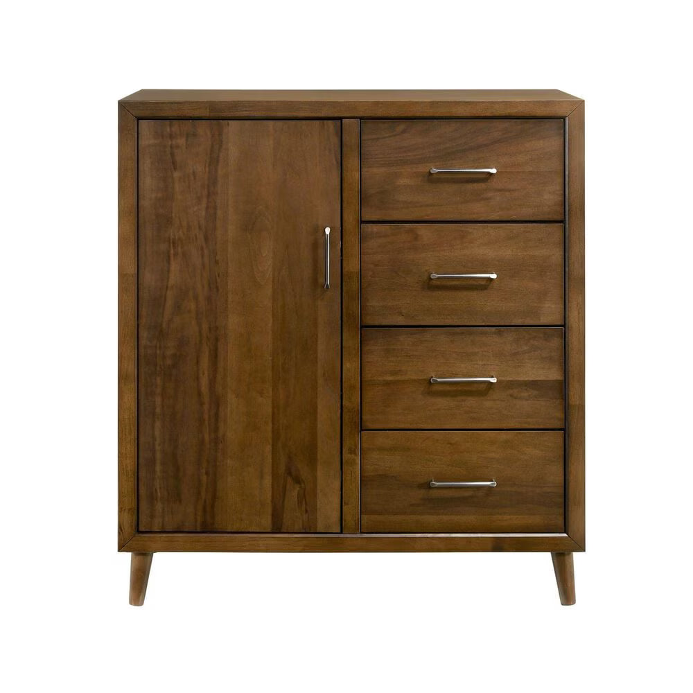 Malibu 4-Drawer Chest – Walnut
