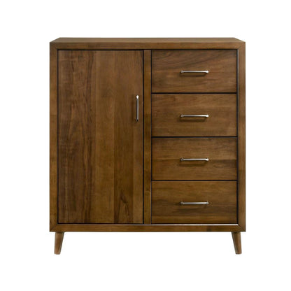 Malibu 4-Drawer Chest – Walnut