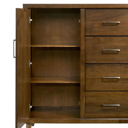 Malibu 4-Drawer Chest – Walnut