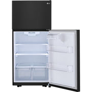  LG 30-inch, 20.2 cu.ft. Freestanding Top Freezer Refrigerator with Smart Diagnosis™ LTCS20020B IMAGE 3