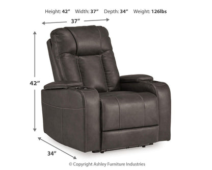 Feazada PWR Recliner/ADJ Headrest