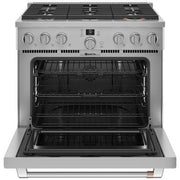  Café 36-inch Freestanding Dual-Fuel Range with 6 Burners C2Y366P2TS1 IMAGE 2