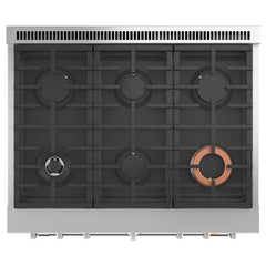  Café 36-inch Freestanding Dual-Fuel Range with 6 Burners C2Y366P2TS1 IMAGE 4