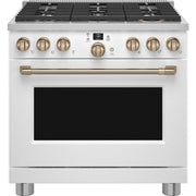  Café 36-inch Freestanding Dual-Fuel Range with 6 Burners C2Y366P4TW2 IMAGE 1