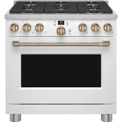  Café 36-inch Freestanding Dual-Fuel Range with 6 Burners C2Y366P4TW2 IMAGE 1