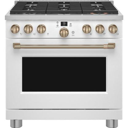  Café 36-inch Freestanding Dual-Fuel Range with 6 Burners C2Y366P4TW2 IMAGE 1