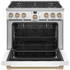  Café 36-inch Freestanding Dual-Fuel Range with 6 Burners C2Y366P4TW2 IMAGE 2