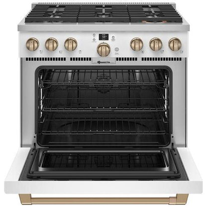  Café 36-inch Freestanding Dual-Fuel Range with 6 Burners C2Y366P4TW2 IMAGE 2