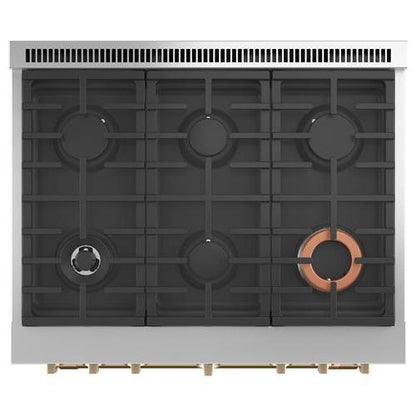  Café 36-inch Freestanding Dual-Fuel Range with 6 Burners C2Y366P4TW2 IMAGE 4