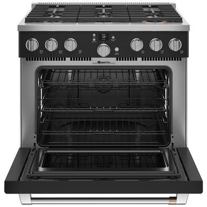  Café 36-inch Freestanding Dual-Fuel Range with 6 Burners C2Y366P3TD1 IMAGE 2