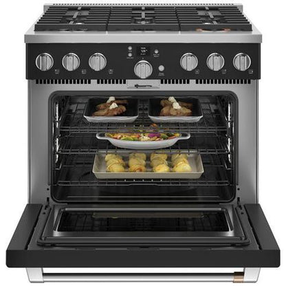  Café 36-inch Freestanding Dual-Fuel Range with 6 Burners C2Y366P3TD1 IMAGE 3