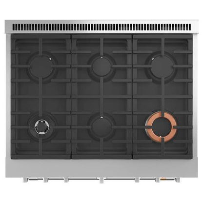  Café 36-inch Freestanding Dual-Fuel Range with 6 Burners C2Y366P3TD1 IMAGE 4