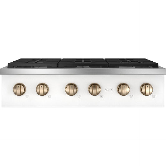  Café 36-inch Built-in Gas Rangetop with 6 Burners CGU366P4TW2 IMAGE 1
