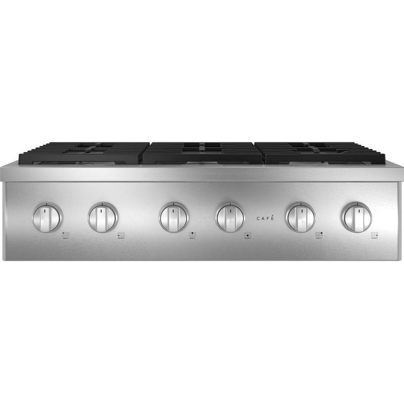 Café 36-inch Built-in Gas Rangetop with 6 Burners CGU366P2TS1
