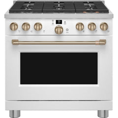  Café 36-inch Freestanding Gas Range with WI-FI Connect CGY366P4TW2 IMAGE 1