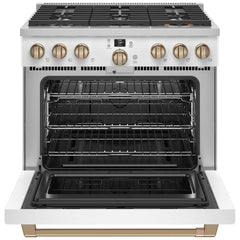  Café 36-inch Freestanding Gas Range with WI-FI Connect CGY366P4TW2 IMAGE 2