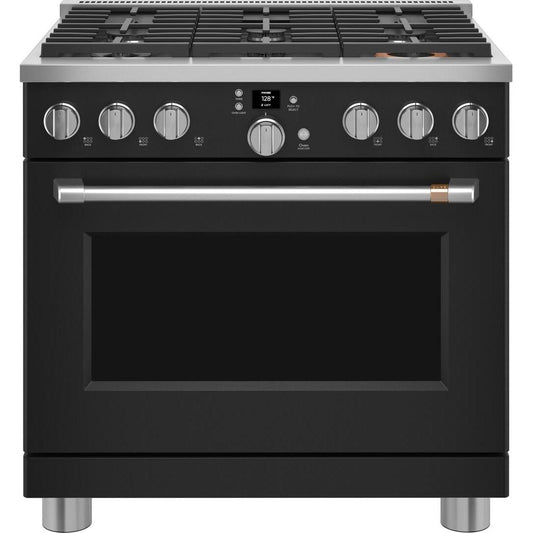  Café 36-inch Freestanding Gas Range with WI-FI Connect CGY366P3TD1 IMAGE 1