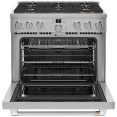  Café 36-inch Freestanding Gas Range with WI-FI Connect CGY366P2TS1 IMAGE 2