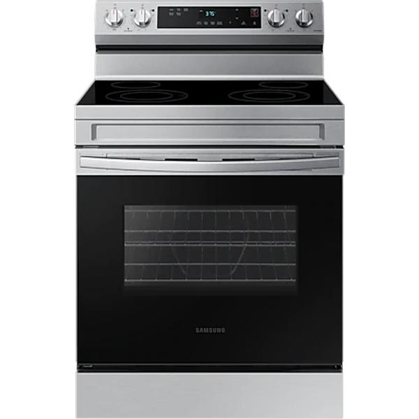  Samsung 30-inch Freestanding Electric Range with WI-FI NE63A6111SS/AA IMAGE 1
