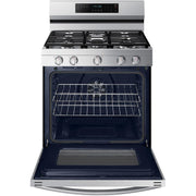  Samsung 30-inch Freestanding Gas Range with WI-FI Connect NX60A6711SS/AA IMAGE 6