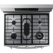  Samsung 30-inch Freestanding Gas Range with WI-FI Connect NX60A6711SS/AA IMAGE 9