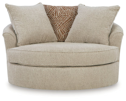 Steelwater Retreat Oversized Swivel Accent Chair