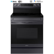  Samsung 30-inch Freestanding Electric Range with WI-FI Connect NE63A6511SG/AA IMAGE 1