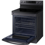  Samsung 30-inch Freestanding Electric Range with WI-FI Connect NE63A6511SG/AA IMAGE 5