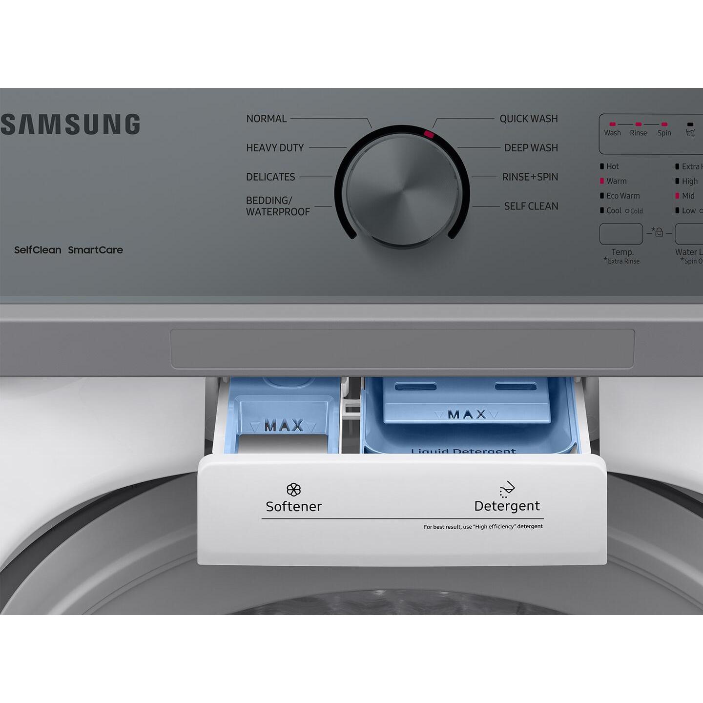  Samsung 4.4 cu.ft. Top Loading Washer with ActiveWave™ Agitator WA44A3205AW/A4 IMAGE 9