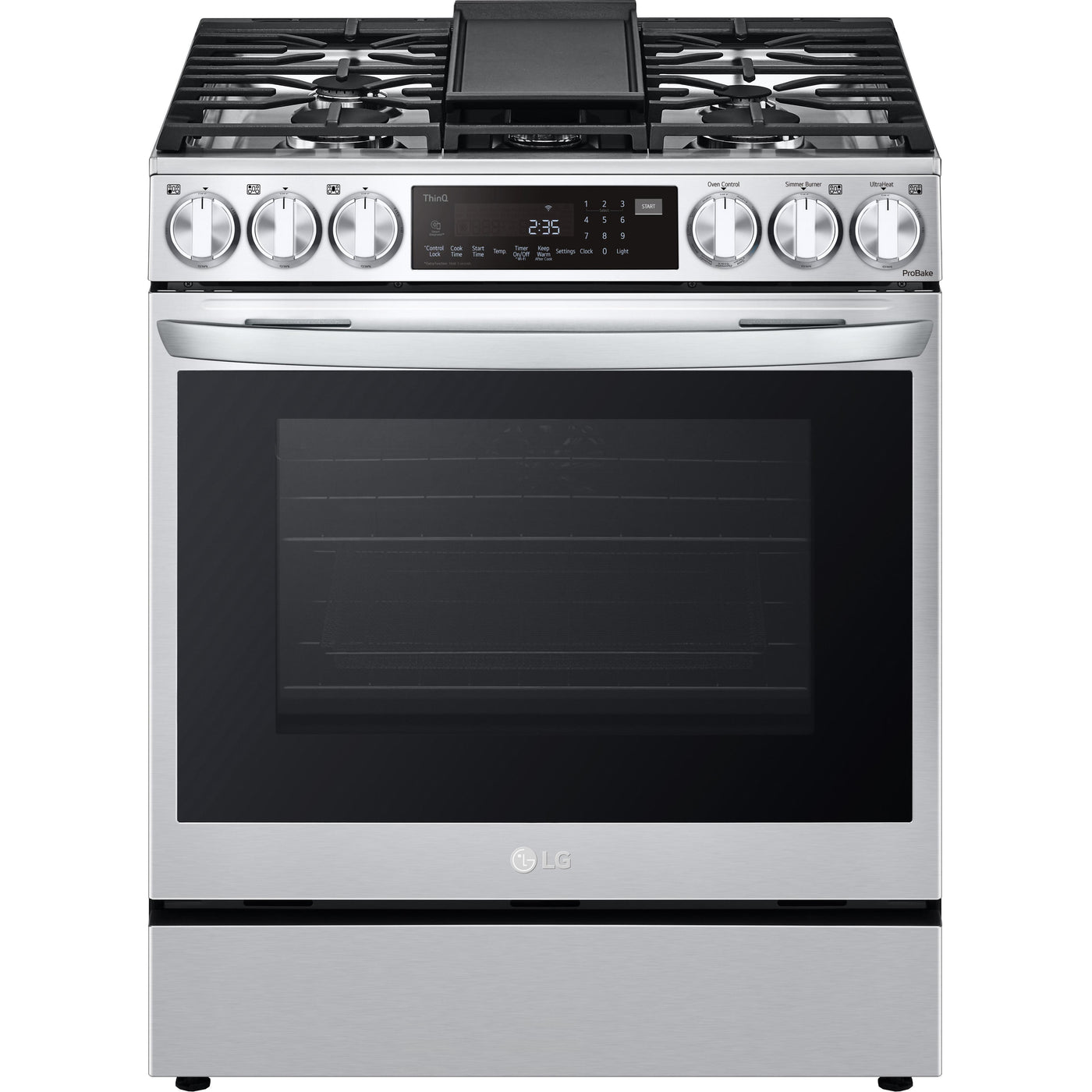  LG 30-inch Slide-In Gas Range with Air Fry LSGL6335F IMAGE 1