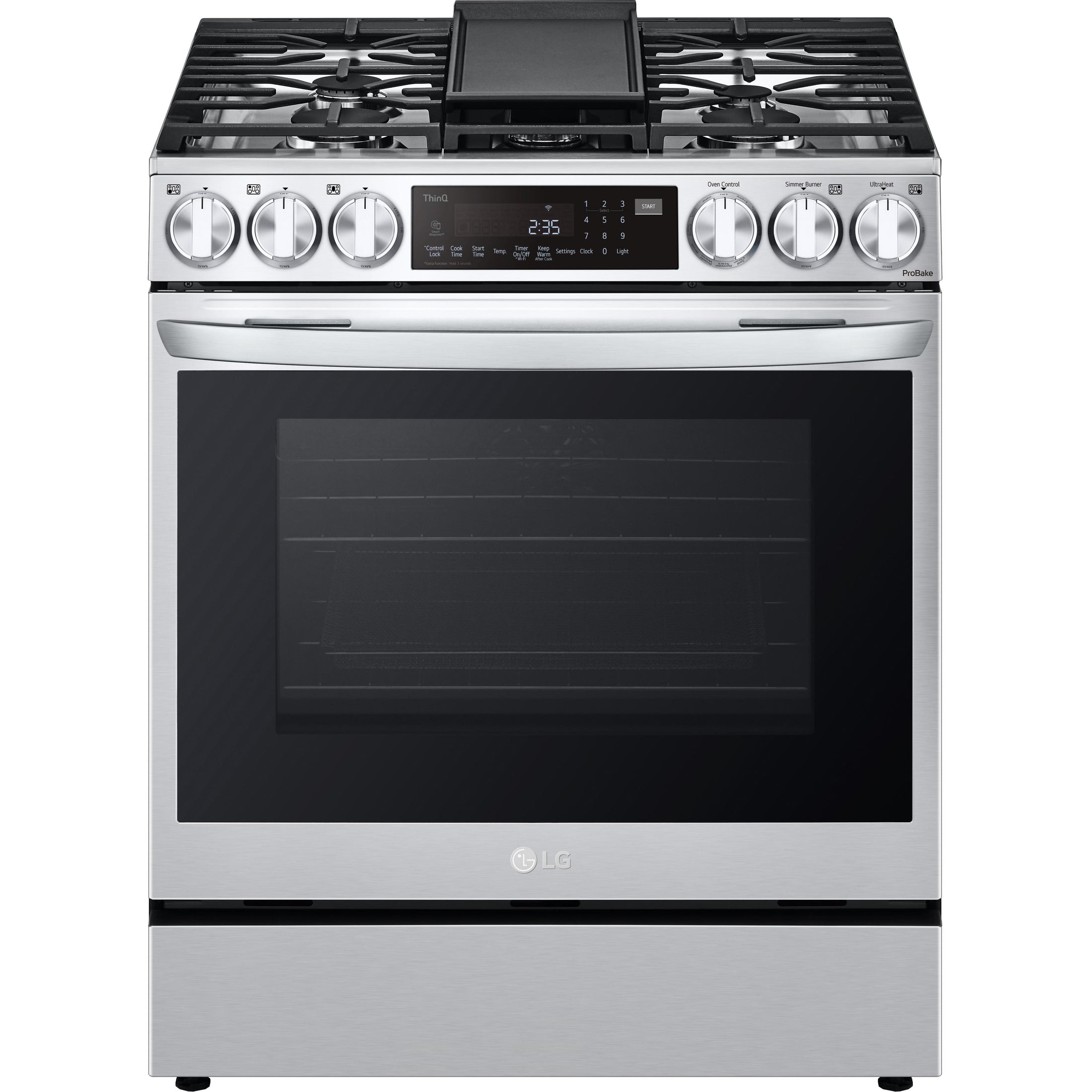  LG 30-inch Slide-In Gas Range with Air Fry LSGL6335F IMAGE 1