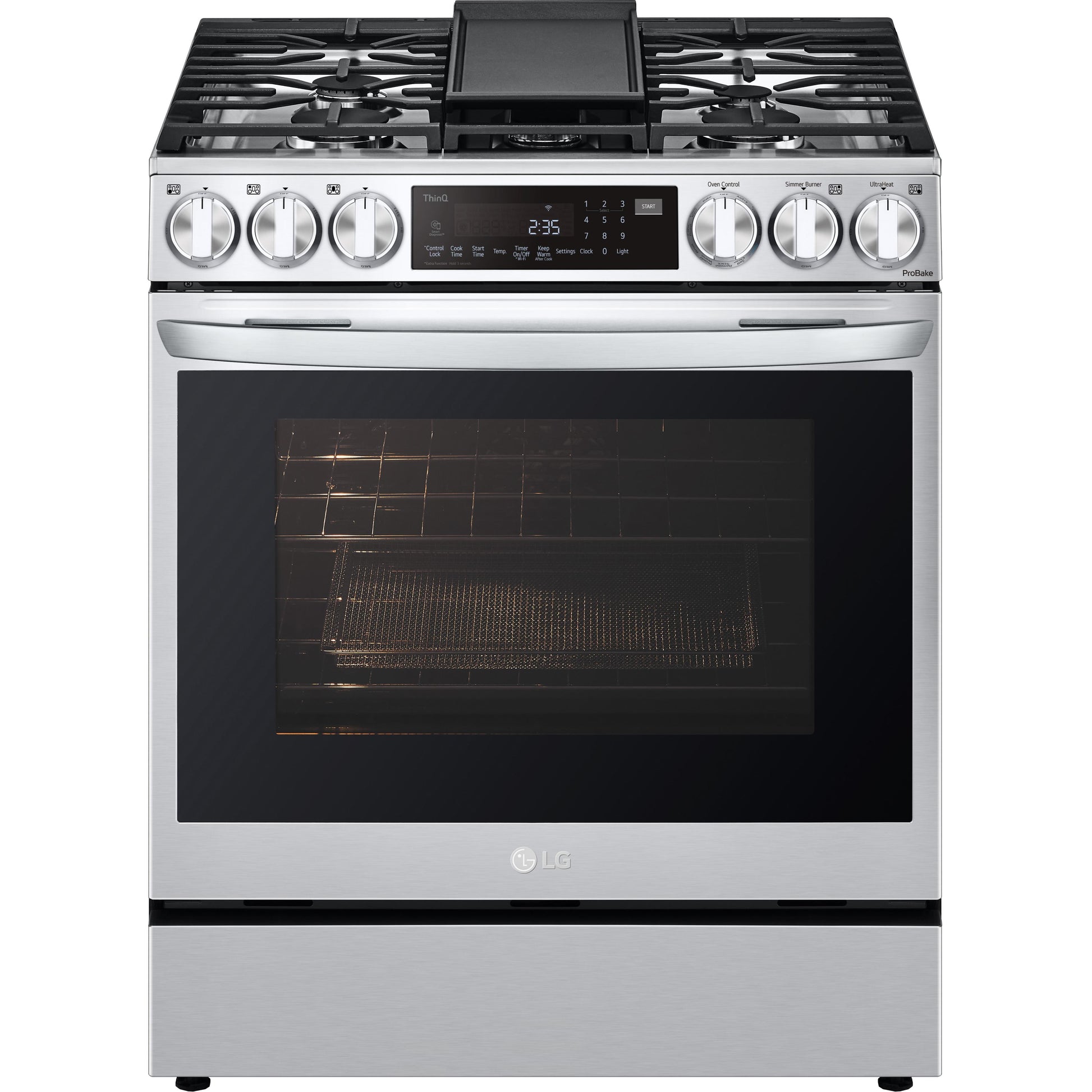 LG 30-inch Slide-In Gas Range with Air Fry LSGL6335F IMAGE 2
