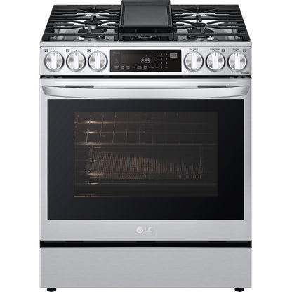 LG 30-inch Slide-In Gas Range with Air Fry LSGL6335F IMAGE 2