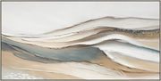 Calming Flow Hand-embellished Canvas in Frame