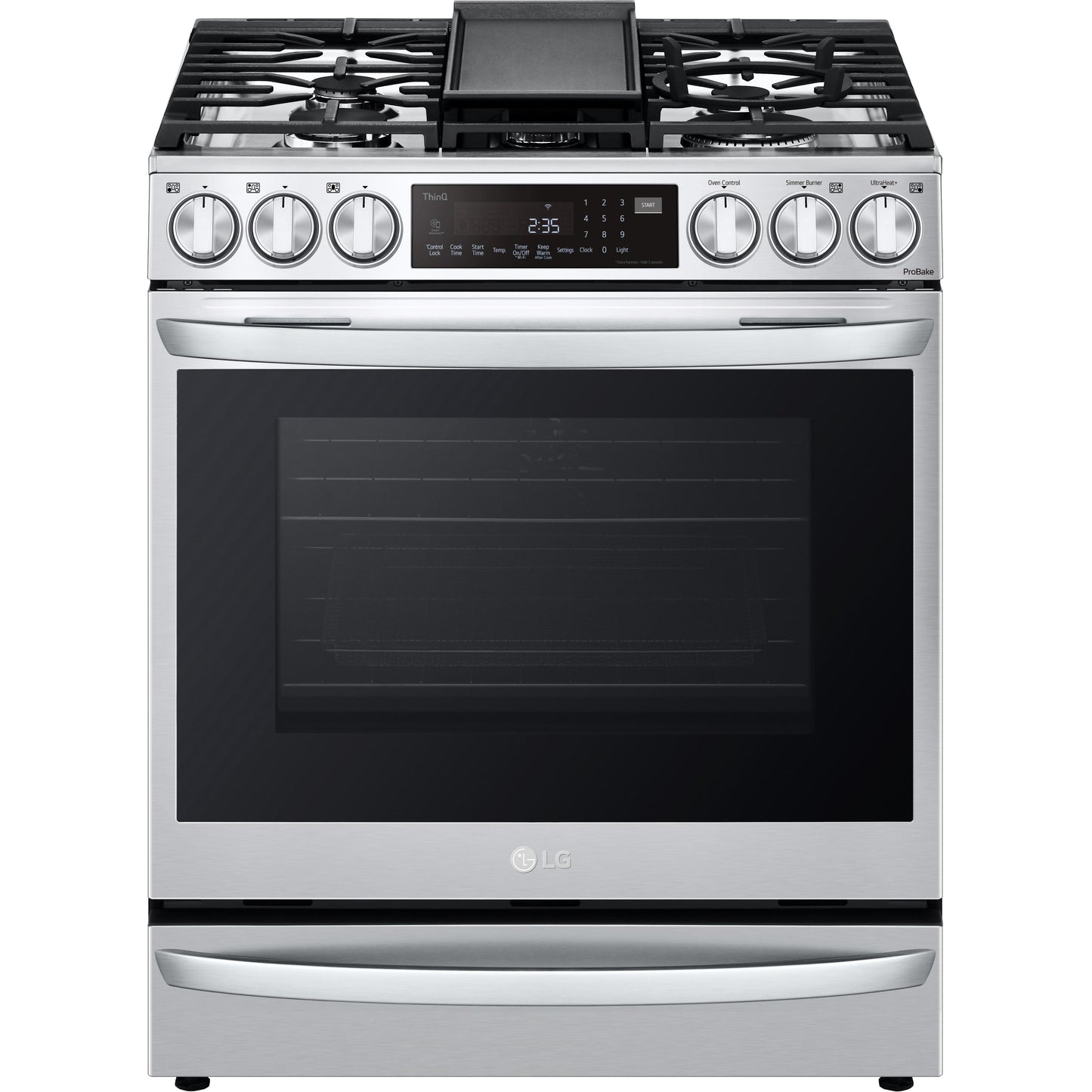 LG 30-inch, 6.3 cu ft. Slide-in Gas Range with Sous-Vide LSGL6337F IMAGE 1
