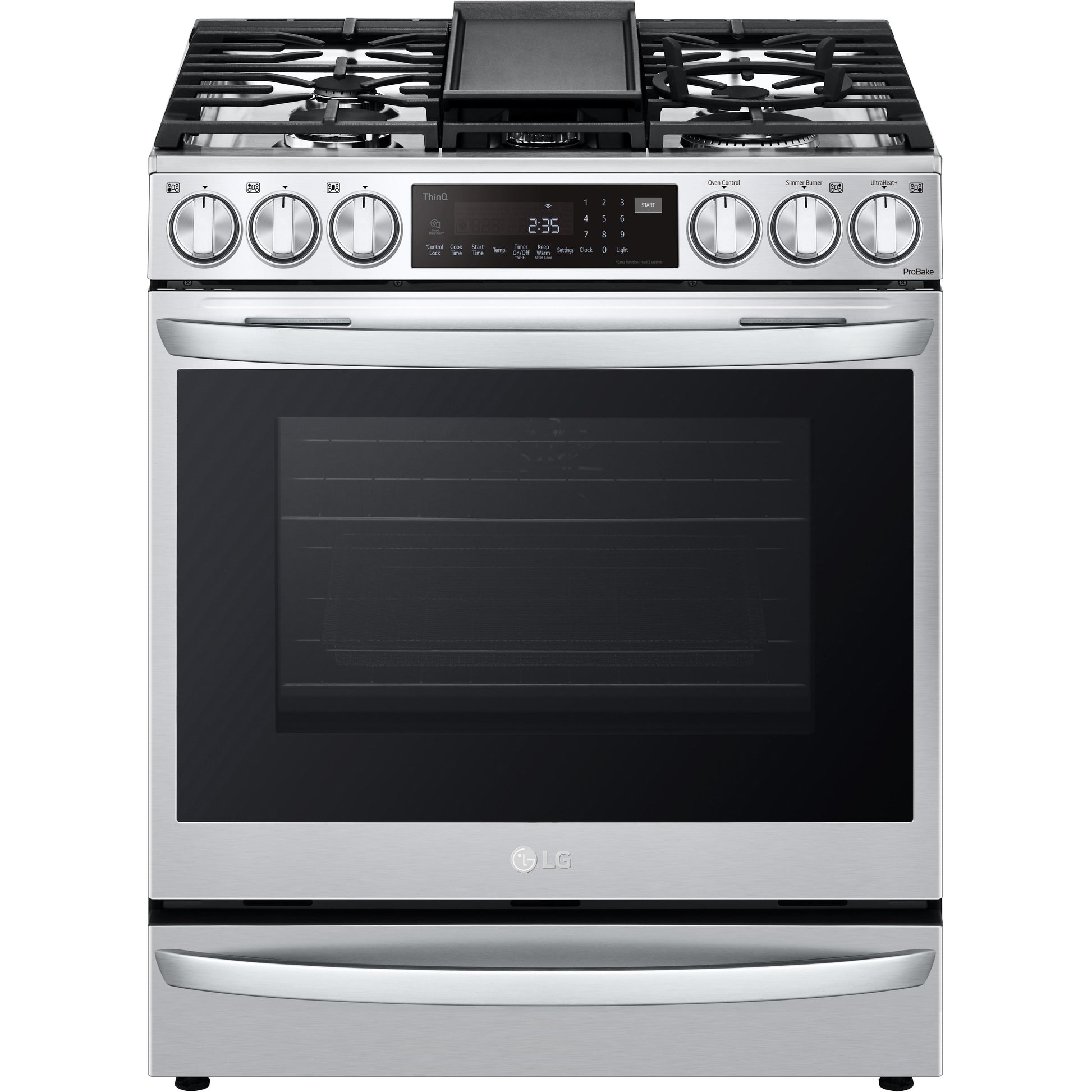 LG 30-inch, 6.3 cu ft. Slide-in Gas Range with Sous-Vide LSGL6337F IMAGE 1