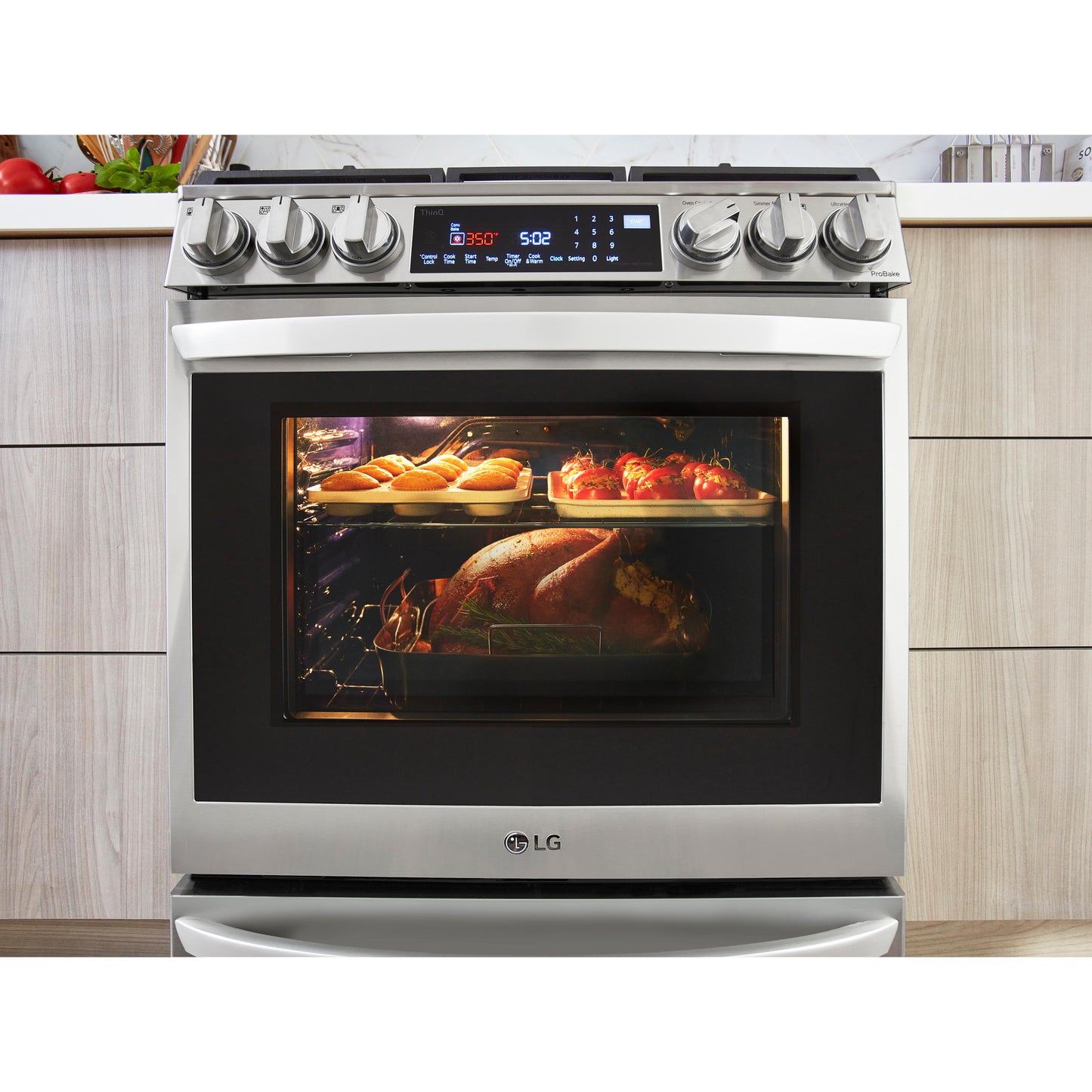 LG 30-inch, 6.3 cu ft. Slide-in Gas Range with Sous-Vide LSGL6337F IMAGE 17
