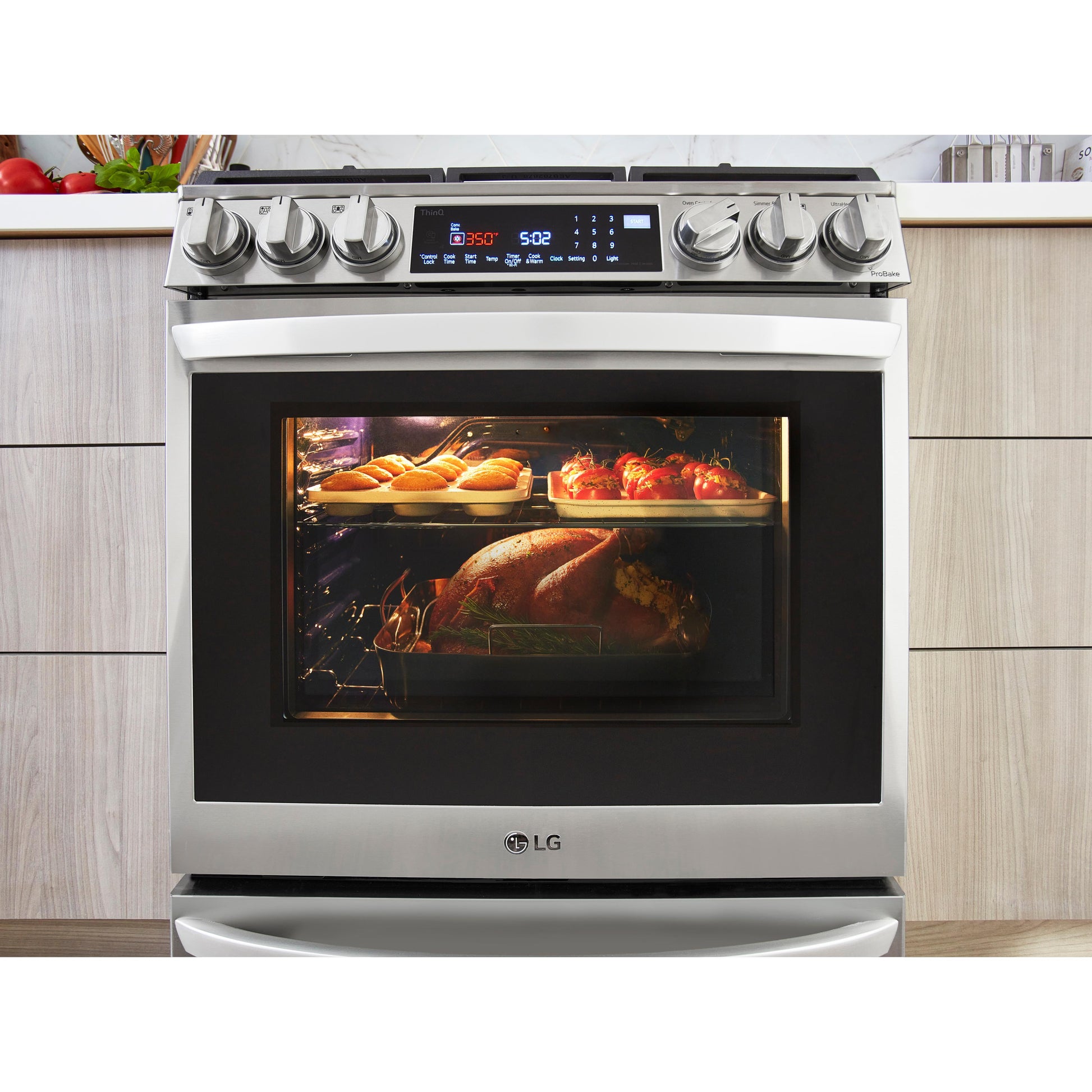 LG 30-inch, 6.3 cu ft. Slide-in Gas Range with Sous-Vide LSGL6337F IMAGE 17