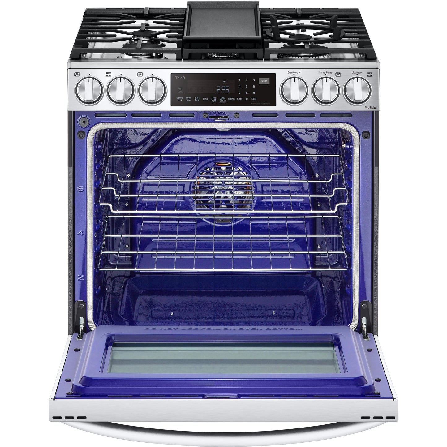 LG 30-inch, 6.3 cu ft. Slide-in Gas Range with Sous-Vide LSGL6337F IMAGE 3