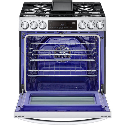 LG 30-inch, 6.3 cu ft. Slide-in Gas Range with Sous-Vide LSGL6337F IMAGE 3