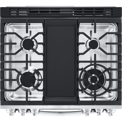 LG 30-inch, 6.3 cu ft. Slide-in Gas Range with Sous-Vide LSGL6337F IMAGE 4