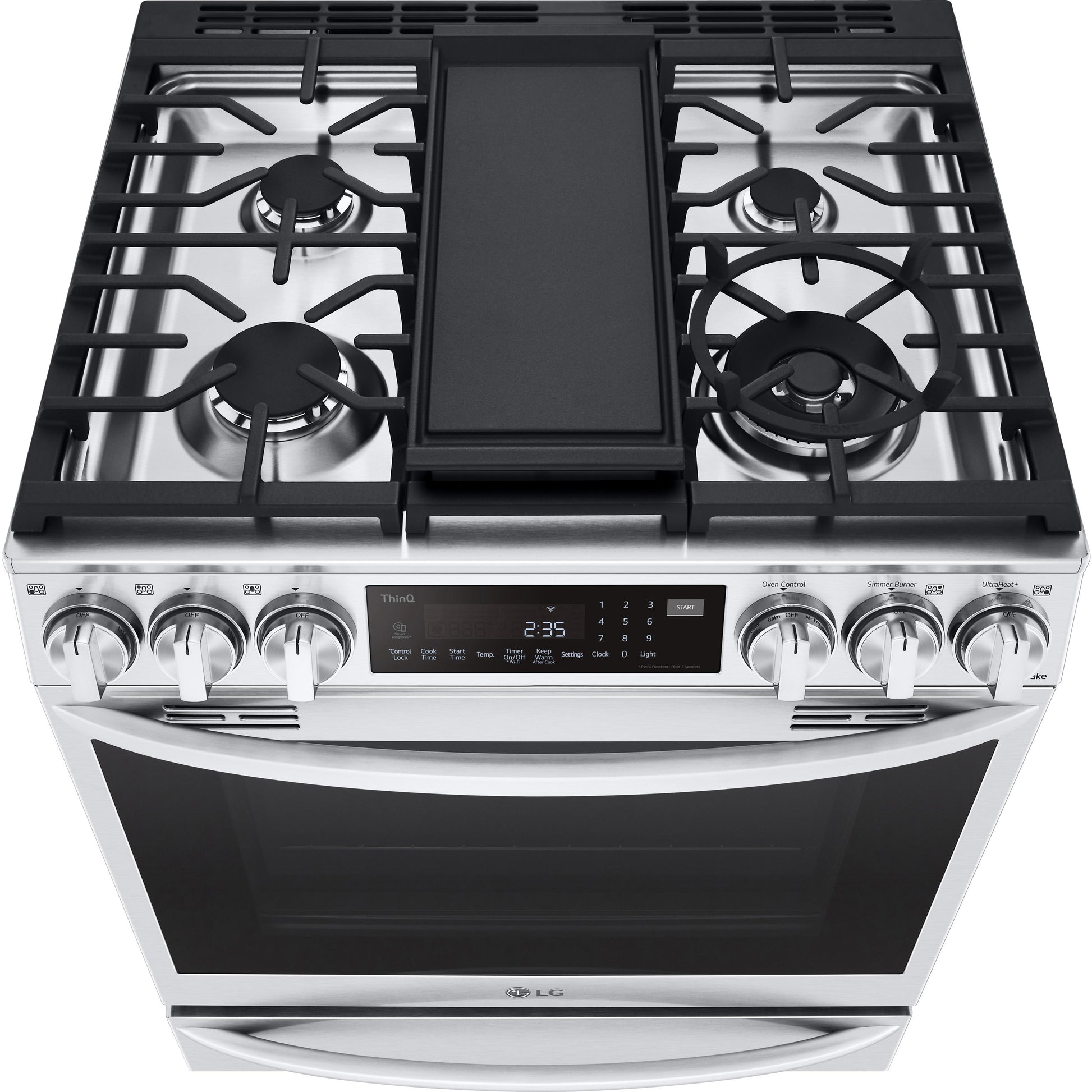 LG 30-inch, 6.3 cu ft. Slide-in Gas Range with Sous-Vide LSGL6337F IMAGE 5