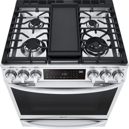 LG 30-inch, 6.3 cu ft. Slide-in Gas Range with Sous-Vide LSGL6337F IMAGE 5