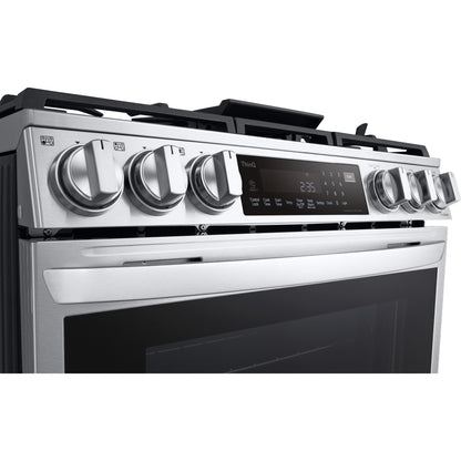 LG 30-inch, 6.3 cu ft. Slide-in Gas Range with Sous-Vide LSGL6337F IMAGE 6
