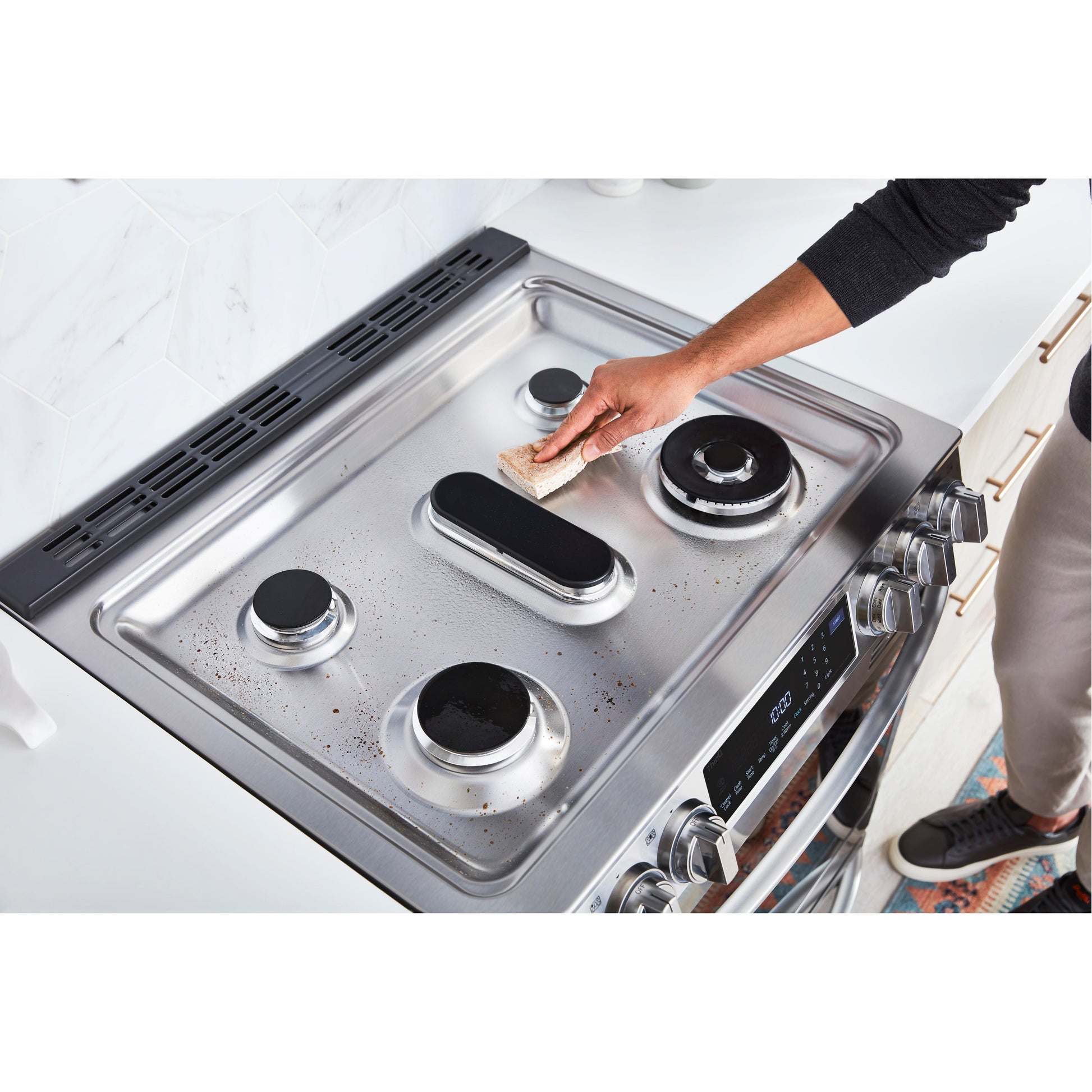 LG 30-inch, 6.3 cu ft. Slide-in Gas Range with Sous-Vide LSGL6337F IMAGE 8