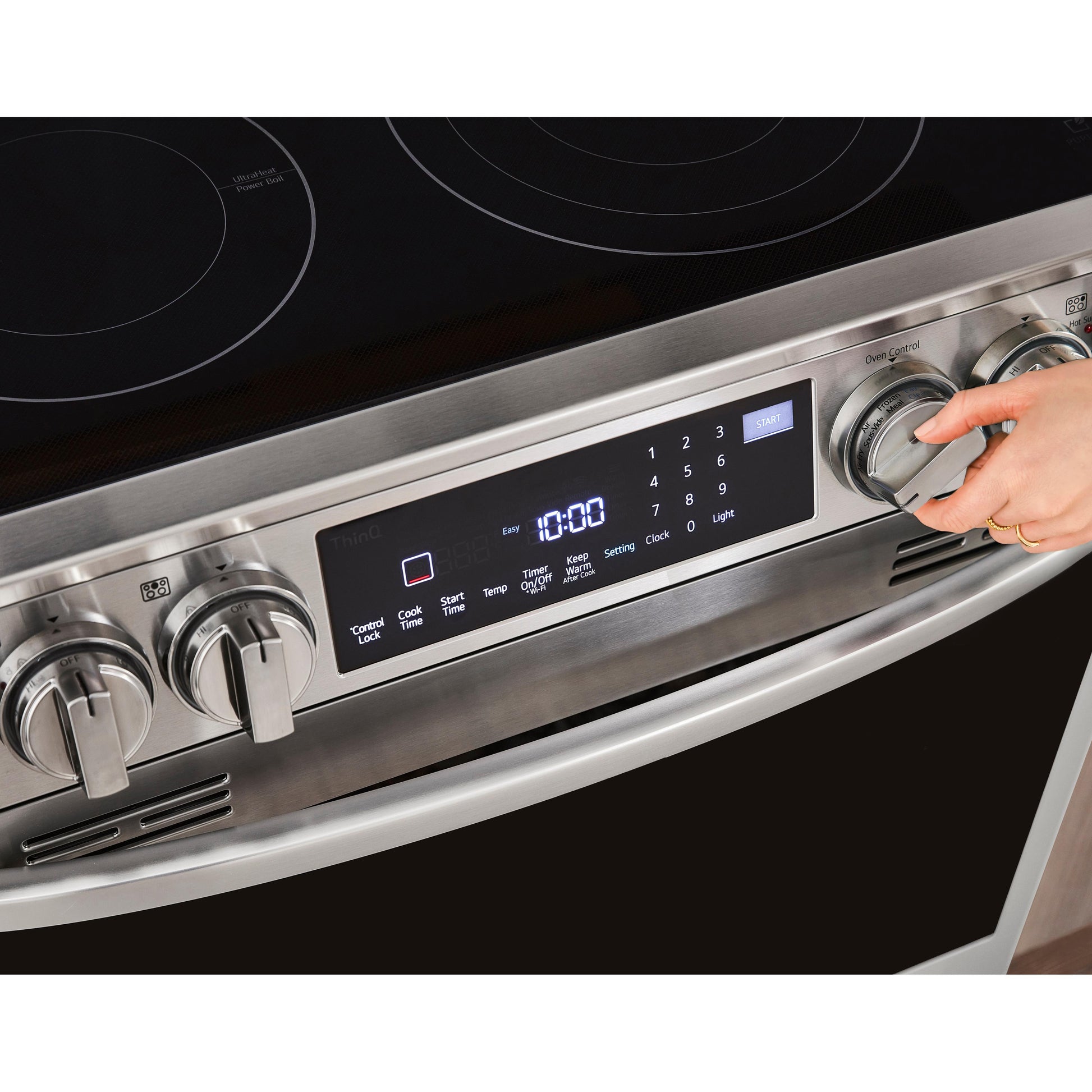 LG 30-inch Slide-In Electric Range with Air Fry LSEL6337F IMAGE 10
